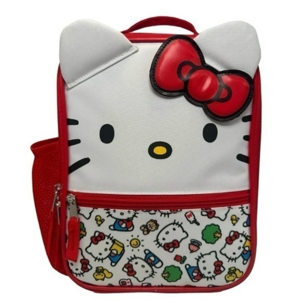 NWT. Hello Kitty Red and White Kids Lunchbox